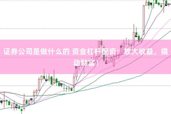 证券公司是做什么的 资金杠杆配资：放大收益，撬动财富！